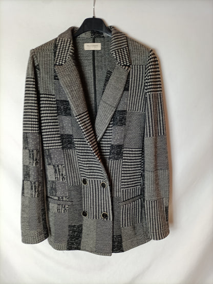 FALCONERI. Checked knit jacket TM