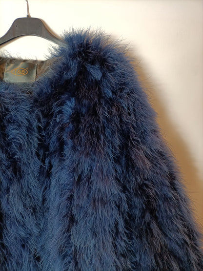 T&B. Abrigo pelo azul T.xl