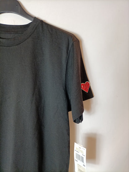 MICHAEL KORS. Camiseta negra letras T.xs