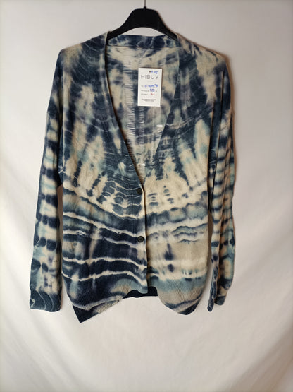 RAQUEL ALLEGRA Thin tie dye cardigan. T xs(oversized)