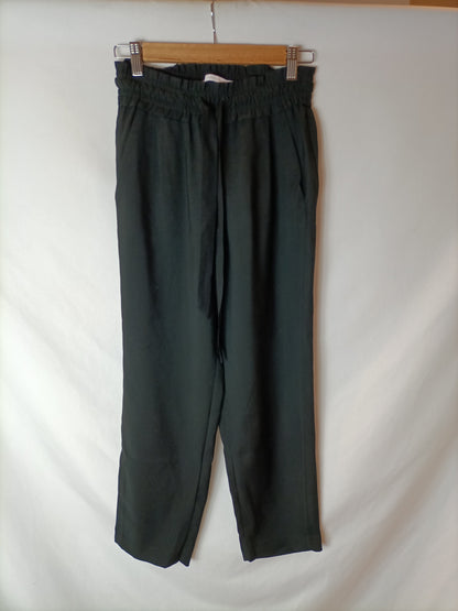 ZARA Pantalones negros fluidos T.XS