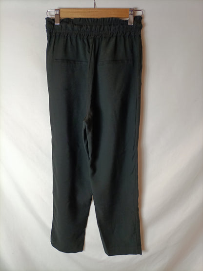 ZARA Pantalones negros fluidos T.XS