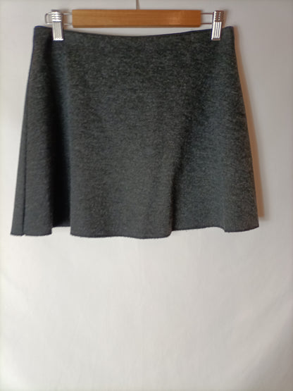 ZARA. Falda fluida gris marengo. T. M