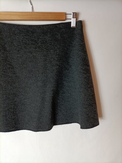 ZARA. Falda fluida gris marengo. T. M