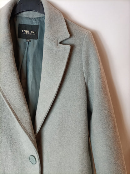 ENRUINI. Green cloth coat Ts
