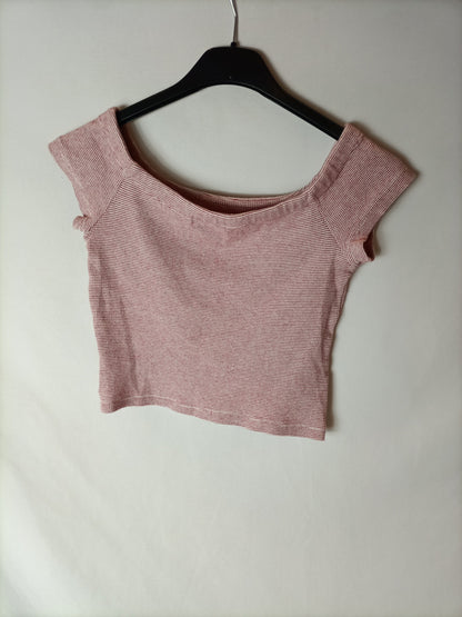 ZARA. Croptop espiga T.s