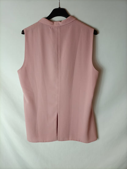 BIMANI. top rosa botones T.m