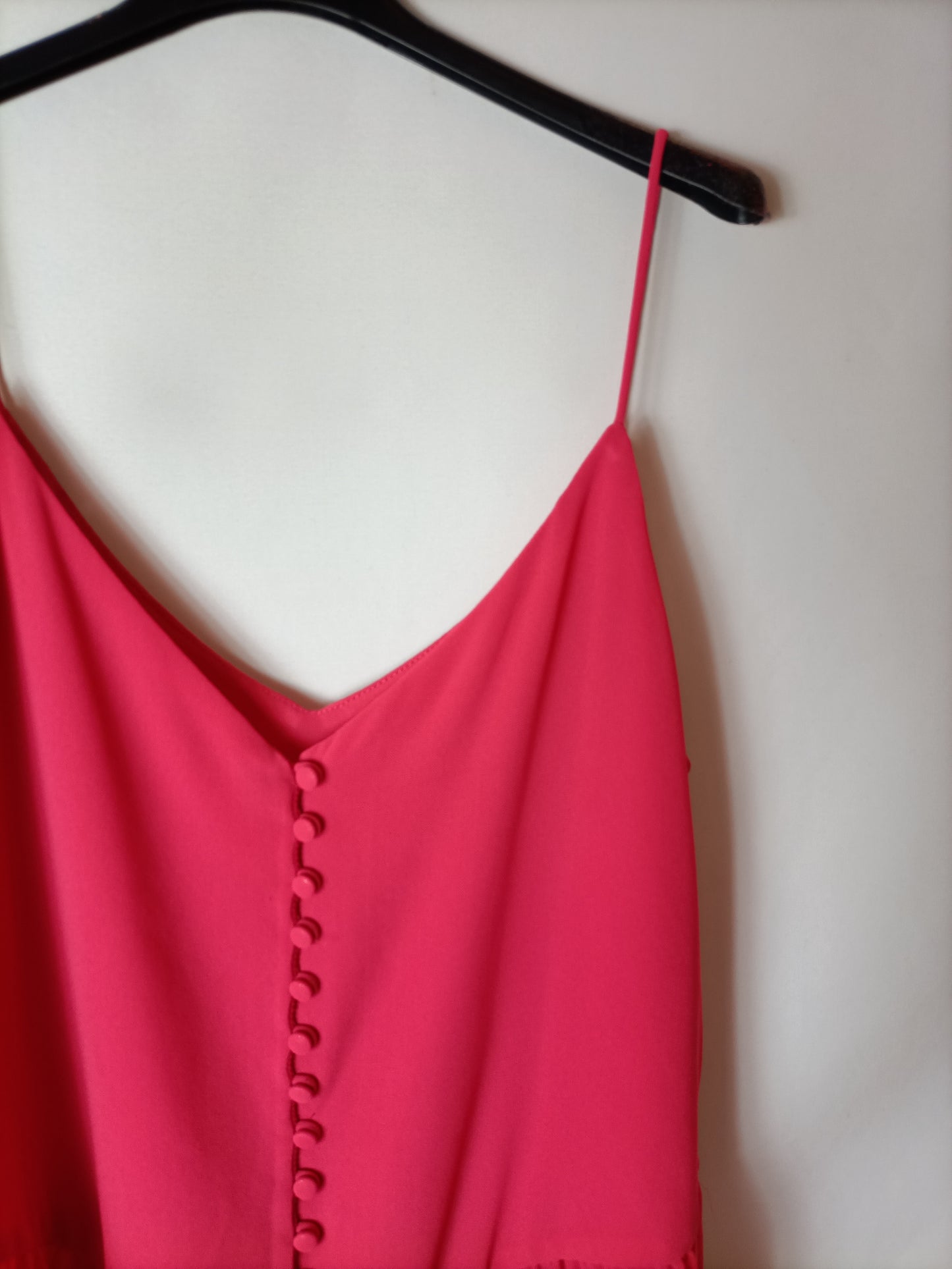 BIMANI. top rosa botones T.l