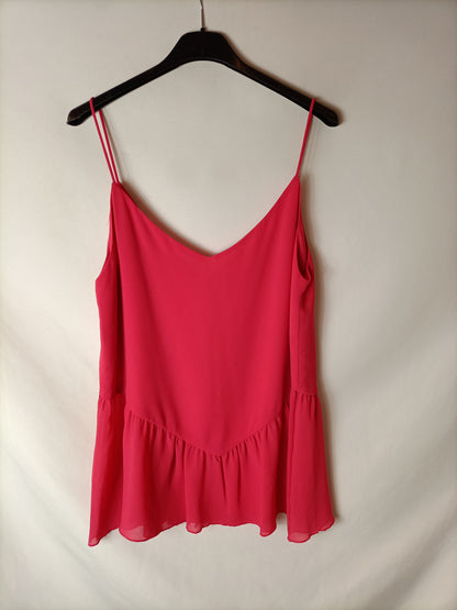 BIMANI. top rosa botones T.l