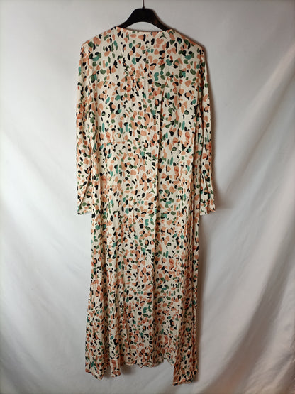 WHITE&ONE. Vestido animal print T.l