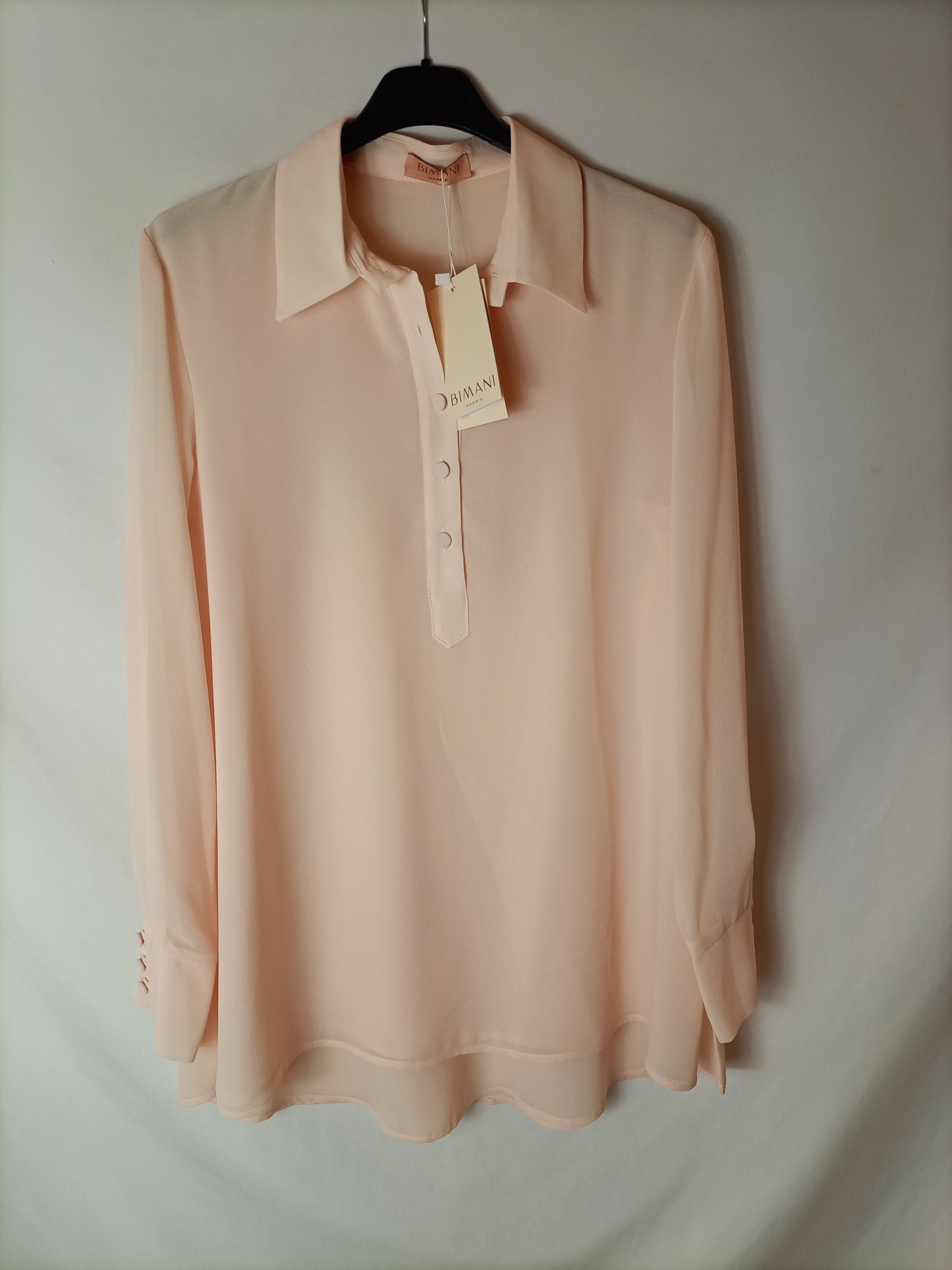 BIMANI. Flowy pink blouse Tm
