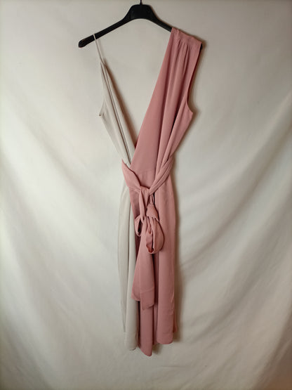 BIMANI. Vestido bicolor desmontable T.m