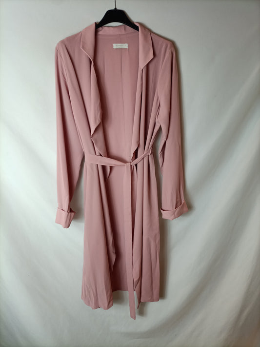 BIMANI. chaqueta rosa fluida T.m