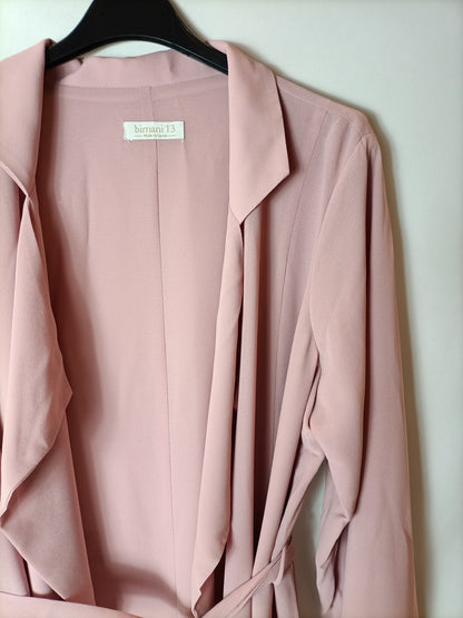 BIMANI. chaqueta rosa fluida T.m