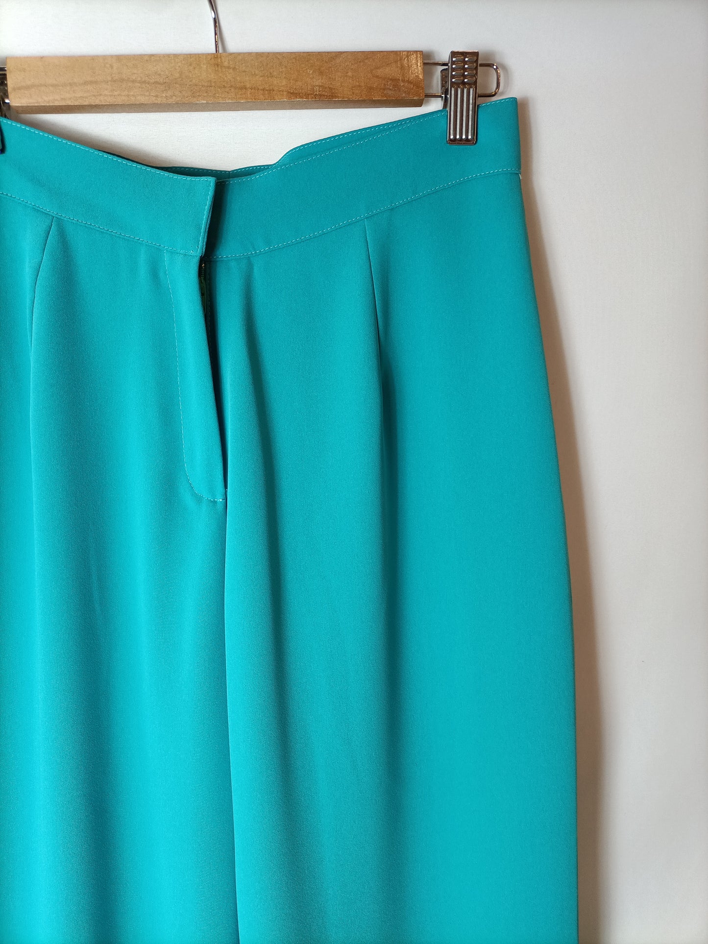 BIMANI.Flowy green trousers Tm