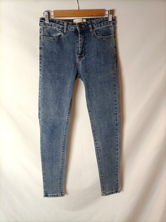 BIMANI. Pantalón pitillo denim T.38