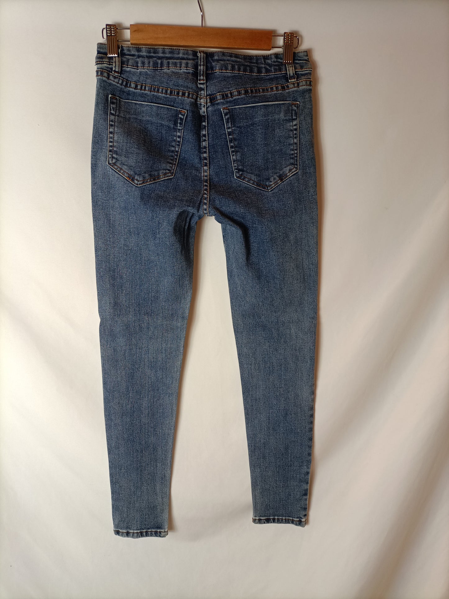 BIMANI. Pantalón pitillo denim T.38