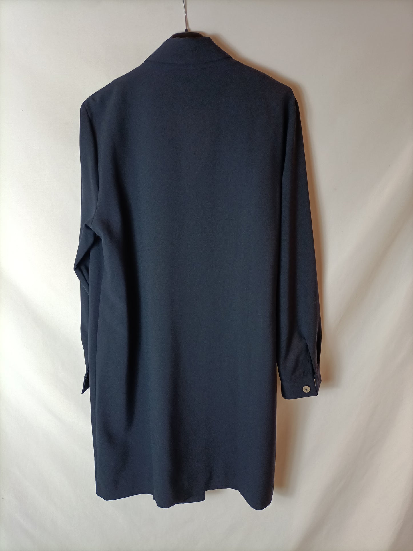 TRUCCO. Blusa/vestido azul cruzado T.m