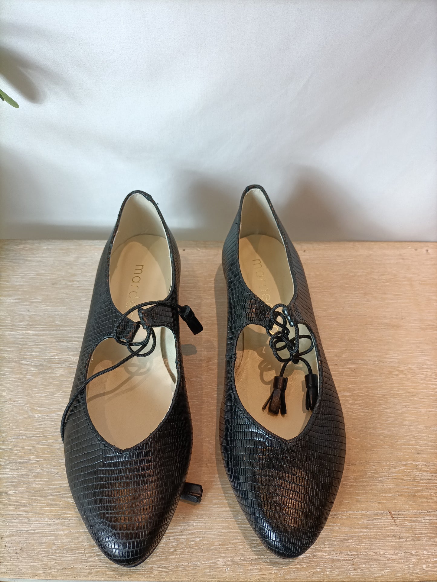 MARDECLEO. Black rope dancer size 38