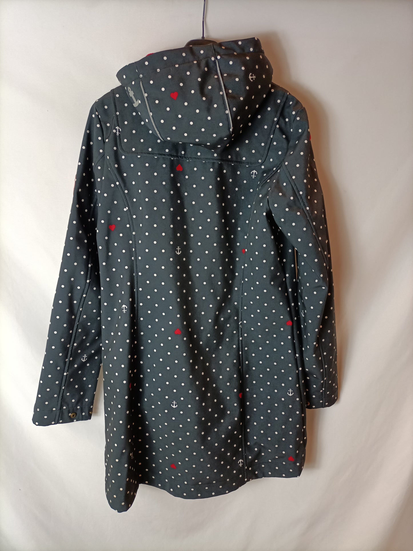 BLUTSGESCHWISTER. Chaqueta impermeable lunares. T M