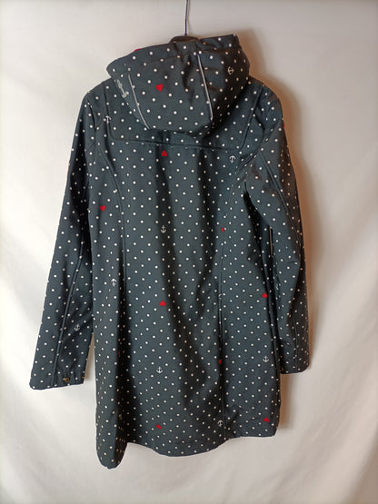 BLUTSGESCHWISTER. Chaqueta impermeable lunares. T M