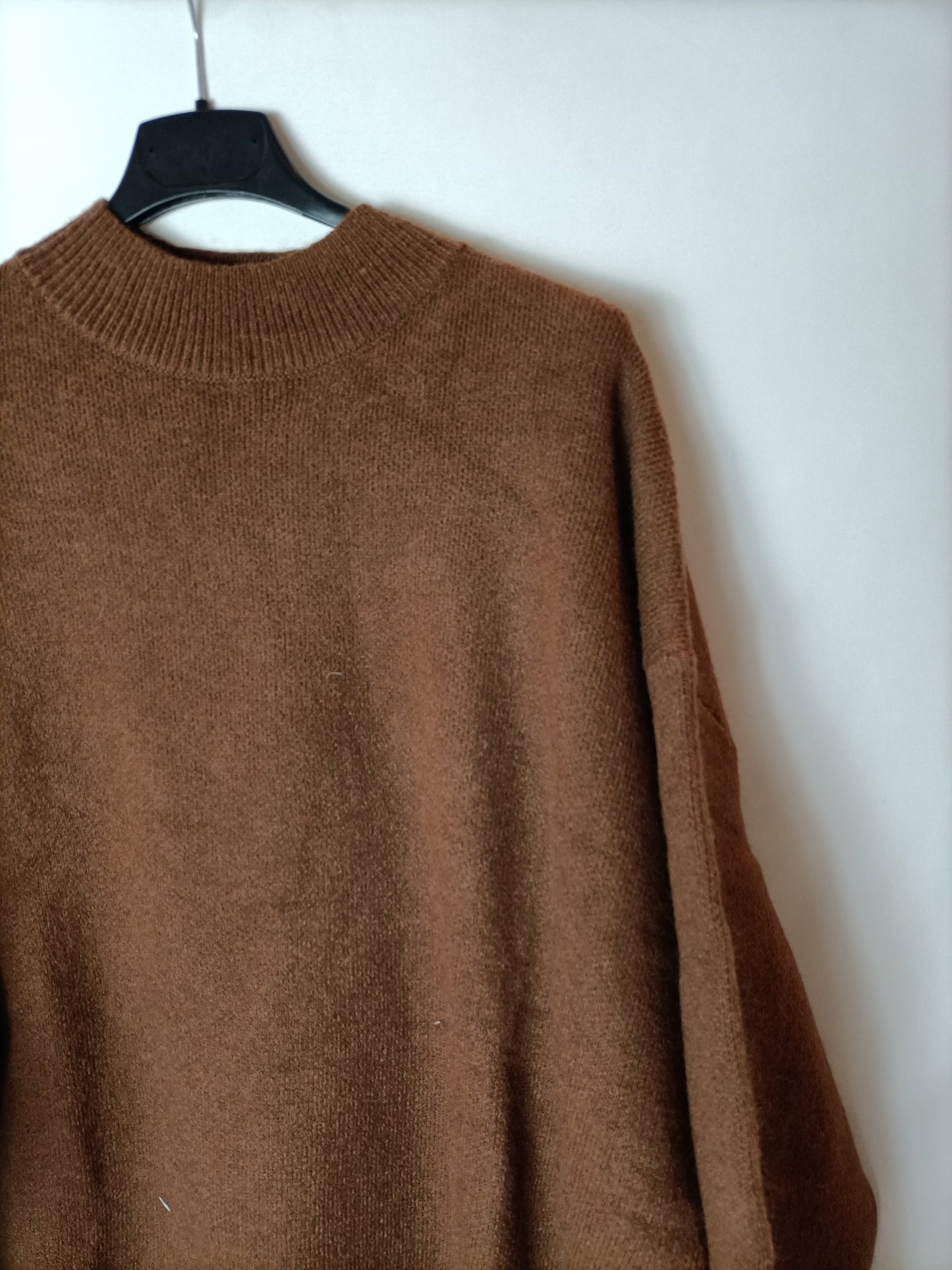 MARIETH. Perkins brown sweater Tu(l)