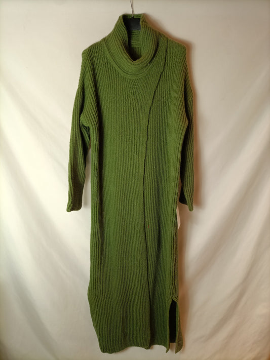 MARIETH. Long green sweater Tu(m/l)