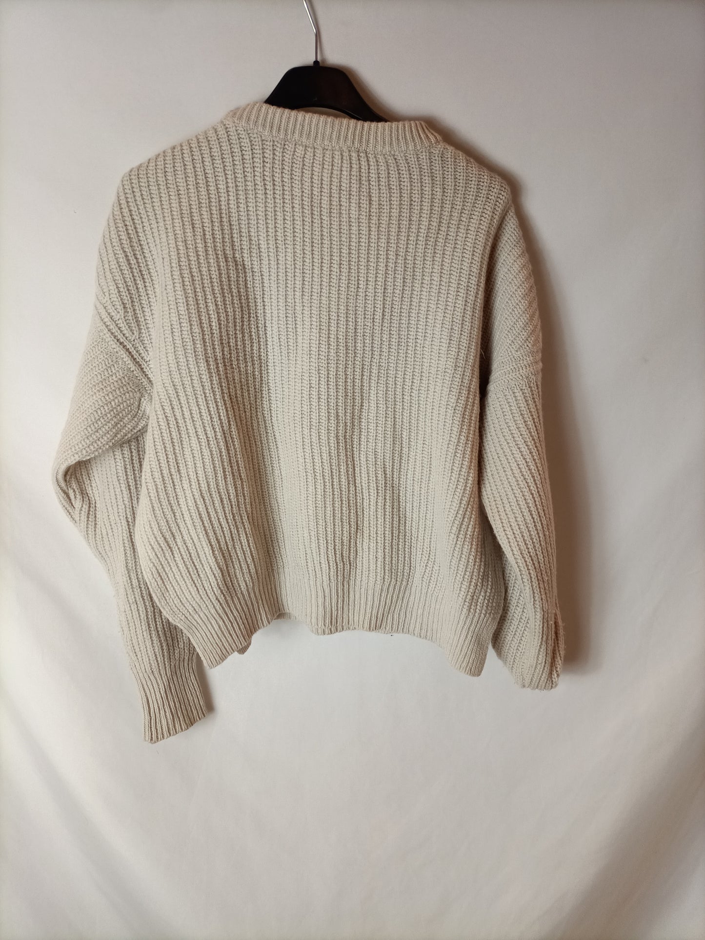 OTHERS. Beige buttoned sweater Your(s)