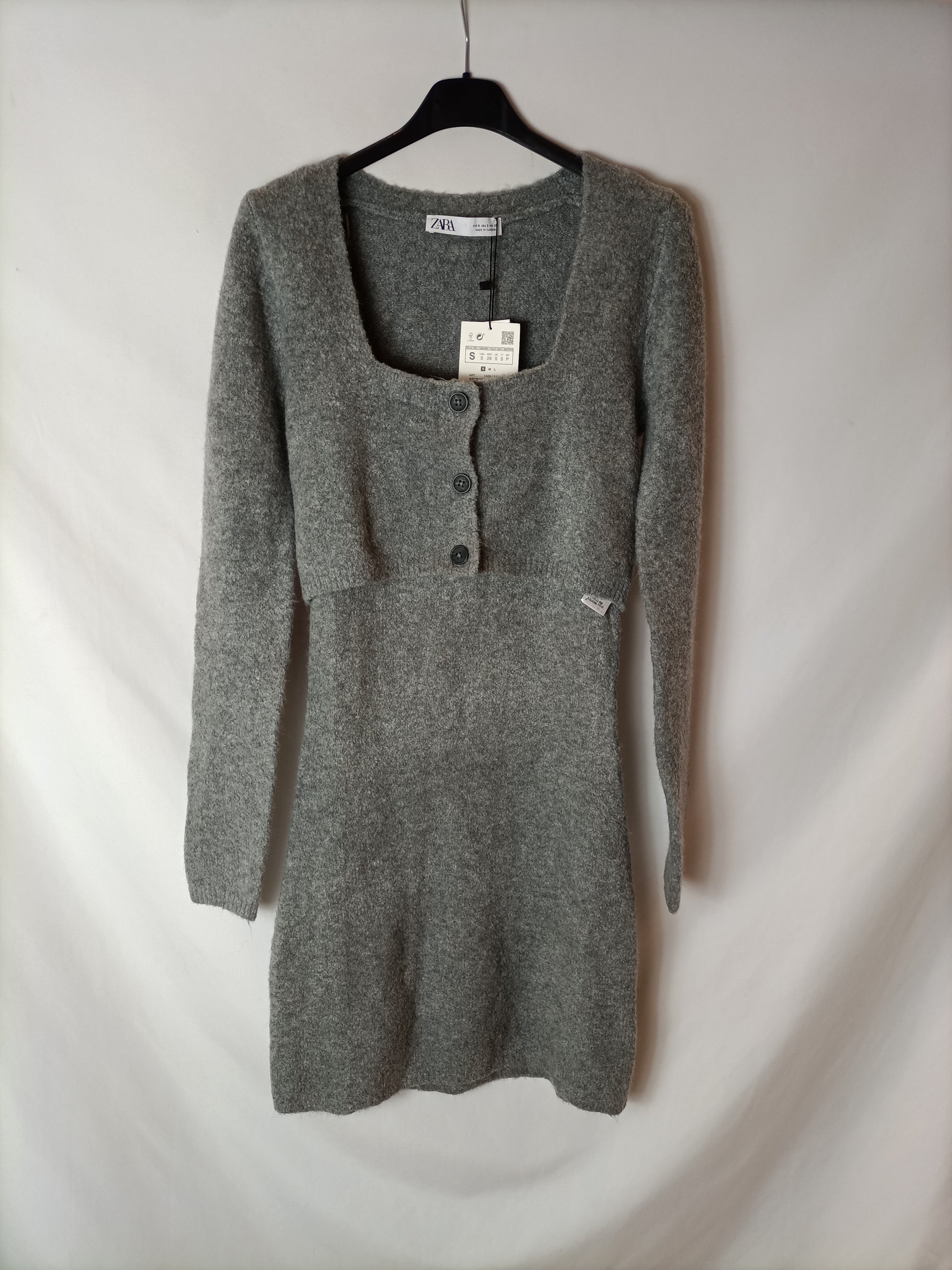 slim fit dress slacks ZARA. Grey Ts knit dress – Hibuy market