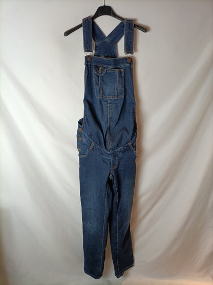 C&A . Peto vaquero pre-mamá elástico T.36