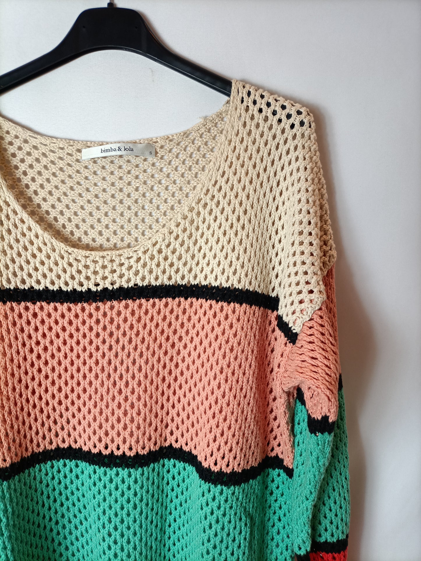 BIMBA Y LOLA. Jersey rayas punto T.s