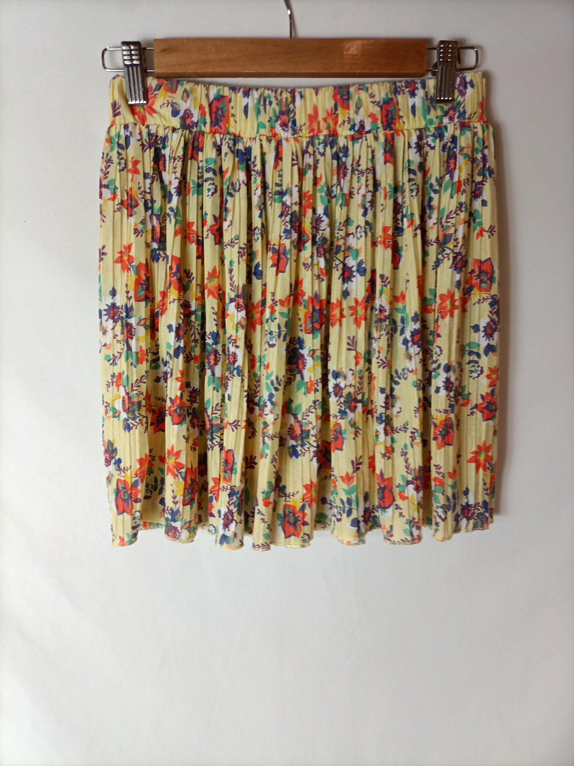 Pleated Floral Skirt Zara Zara Pleated Floral Tulle Maxi Skirt SZ