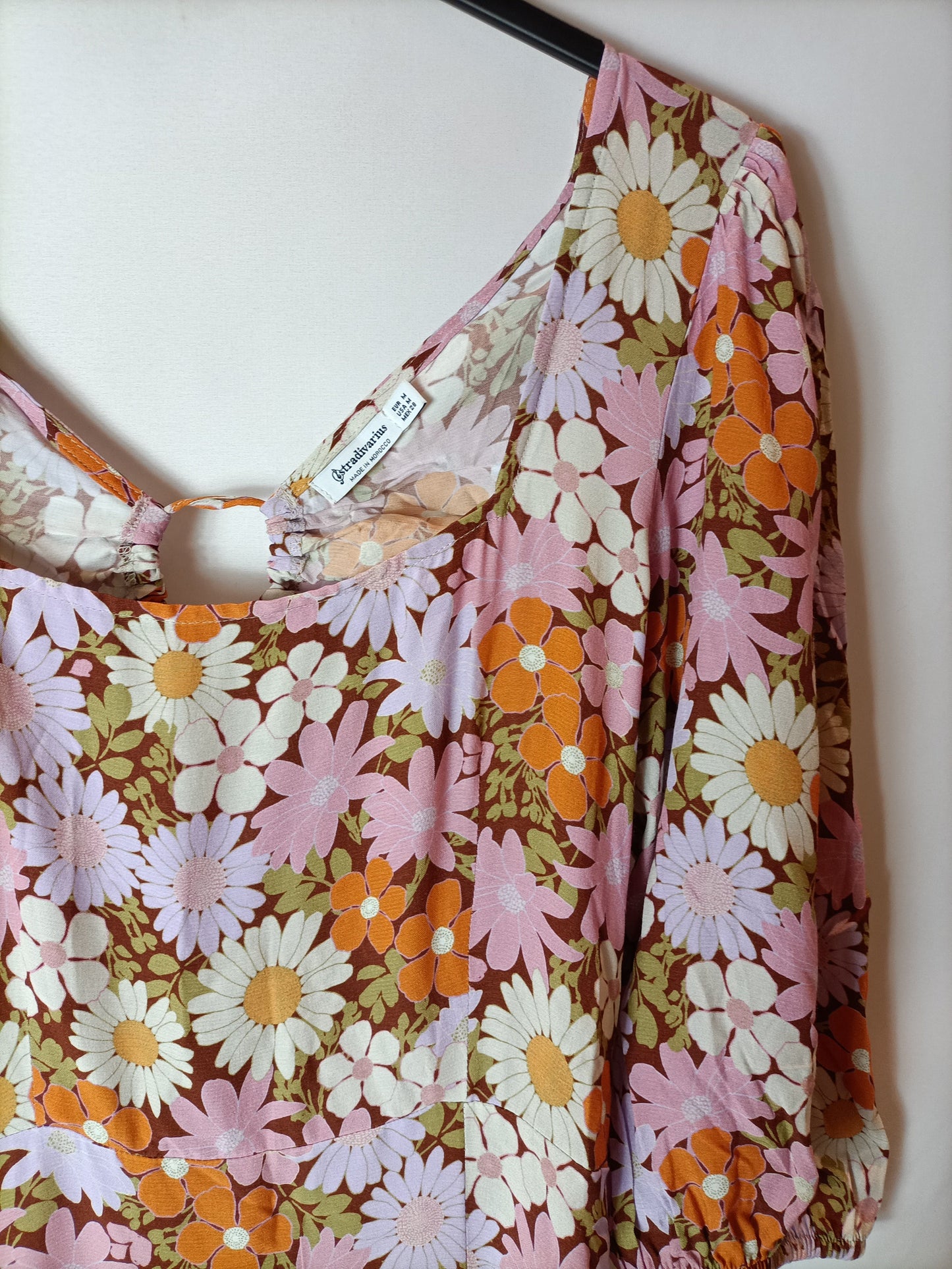 STRADIVARIUS. Tm floral midi dress