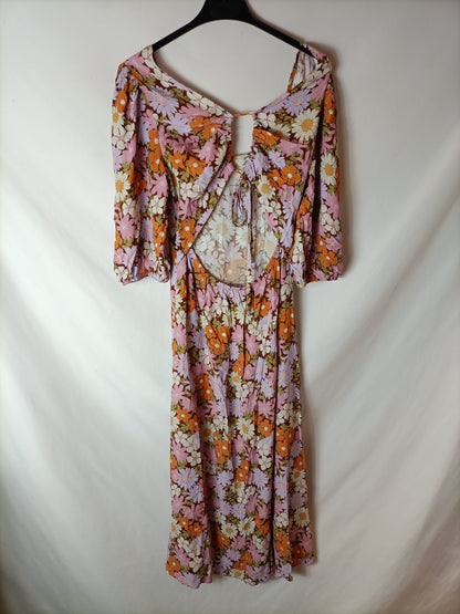 Tm floral midi dress