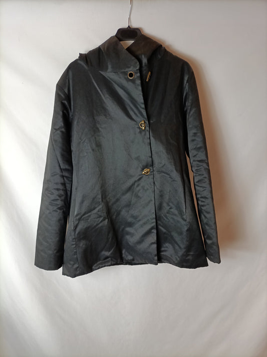 BRAS. trenca azul capucha T.m