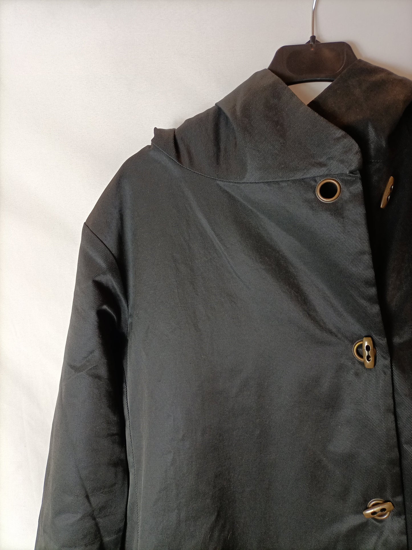 BRAS. trenca azul capucha T.m