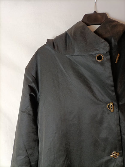 BRAS. trenca azul capucha T.m