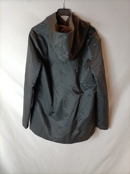 BRAS. trenca azul capucha T.m