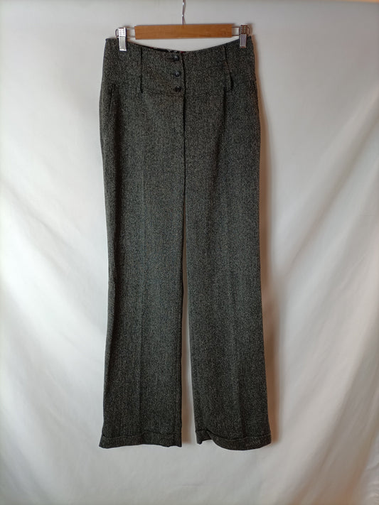 NICOLA. Pantalón gris jaspeado T.38