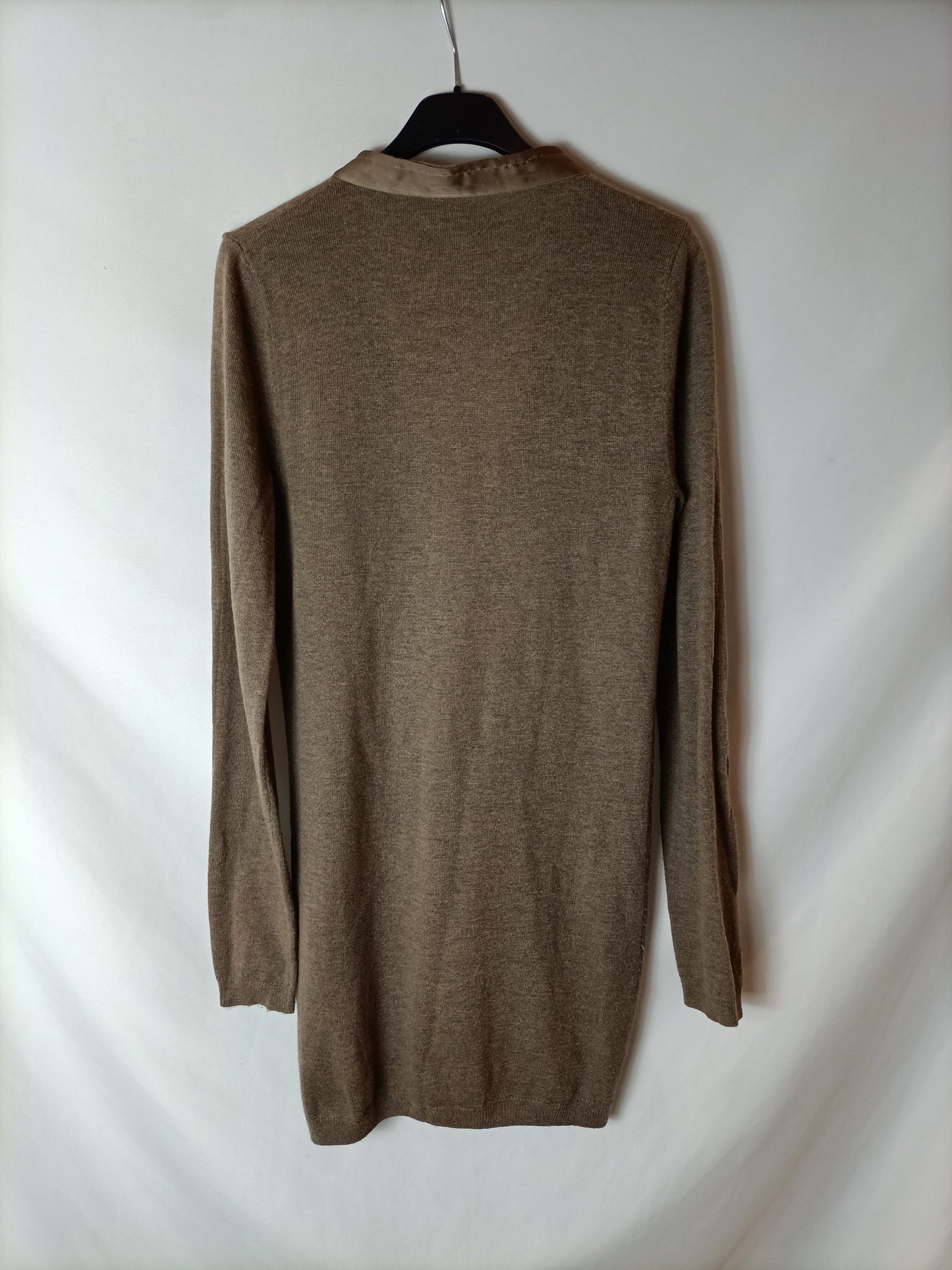 INTIMISSIMI. Brown cardigan with bow. TS