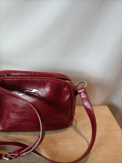 BIMBA Y LOLA. Bolso piel rojo (tara)