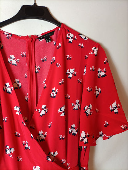 CORTEFIEL. Mono rojo estampado. T M