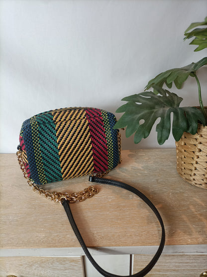 BIMBA Y LOLA. Bolso textura colores
