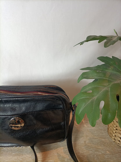 BIMBA Y LOLA. Bolso piel negro