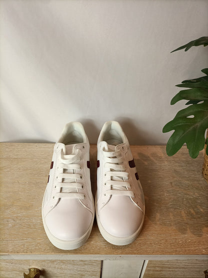 Tenis Zapatillas Blancas Stradivarius Mujer Zapatillas Deportivas