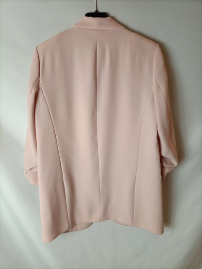 OTRAS. Blazer rosa claro. T M/L