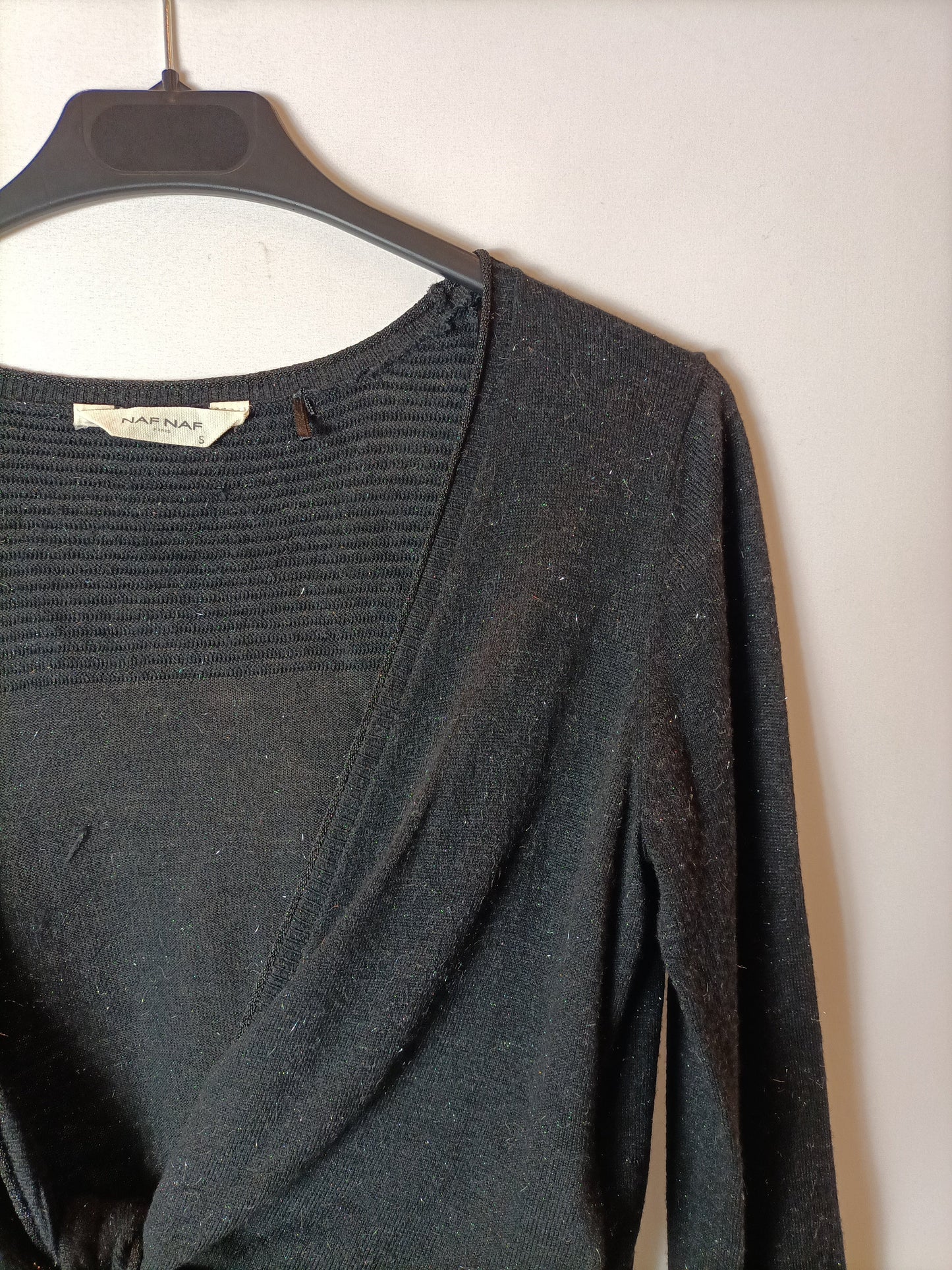 NAF NAF. Black thread torerita. TS