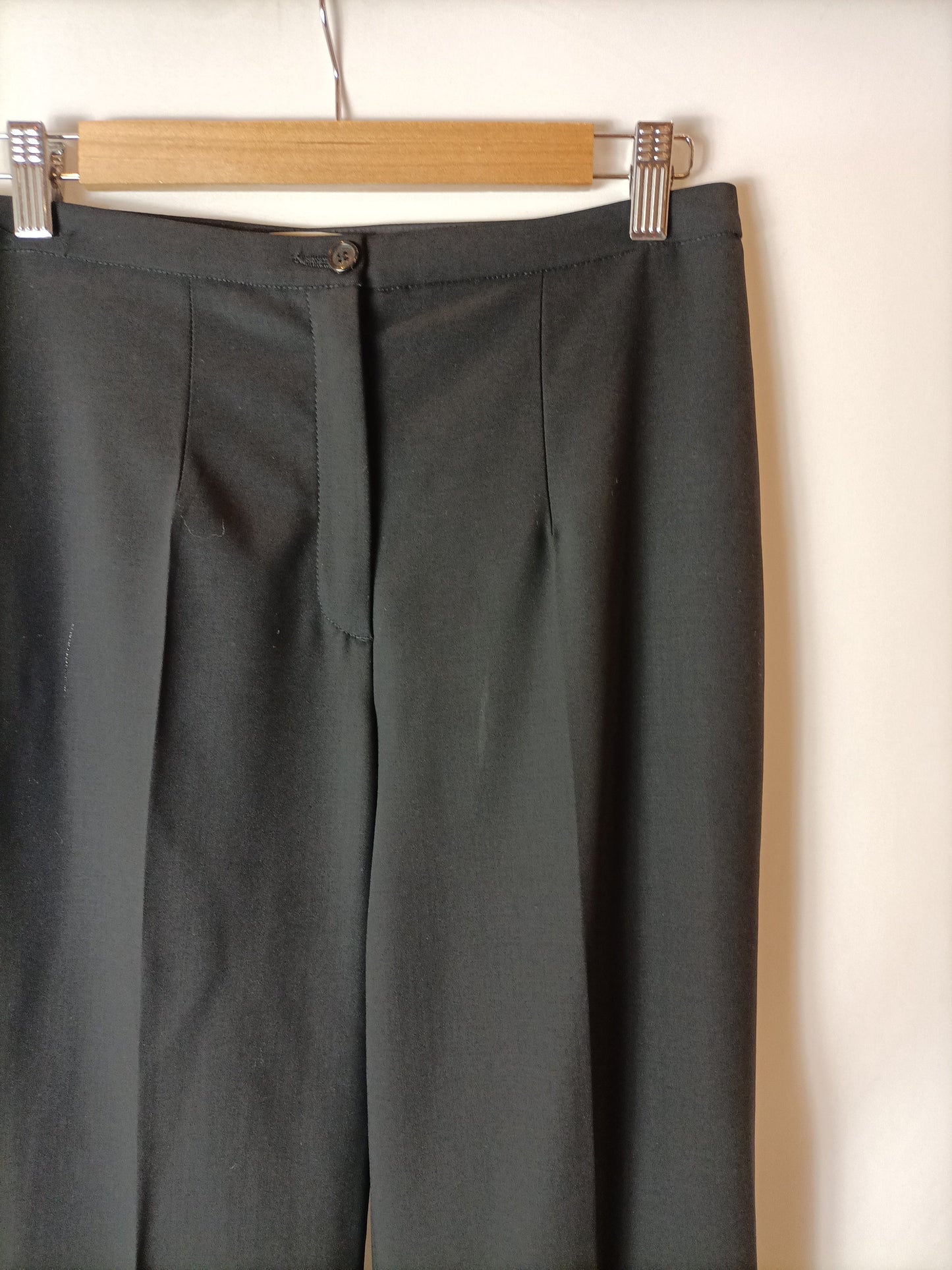 MICHEL KORS. Pantalones pinza negros. T 6 (36)(Tara)