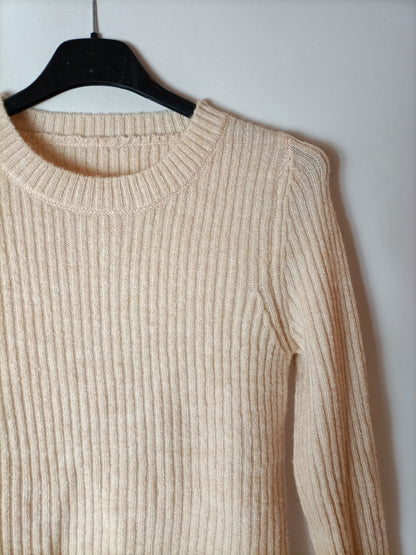 SHEIN Jersey canalé beige . T S