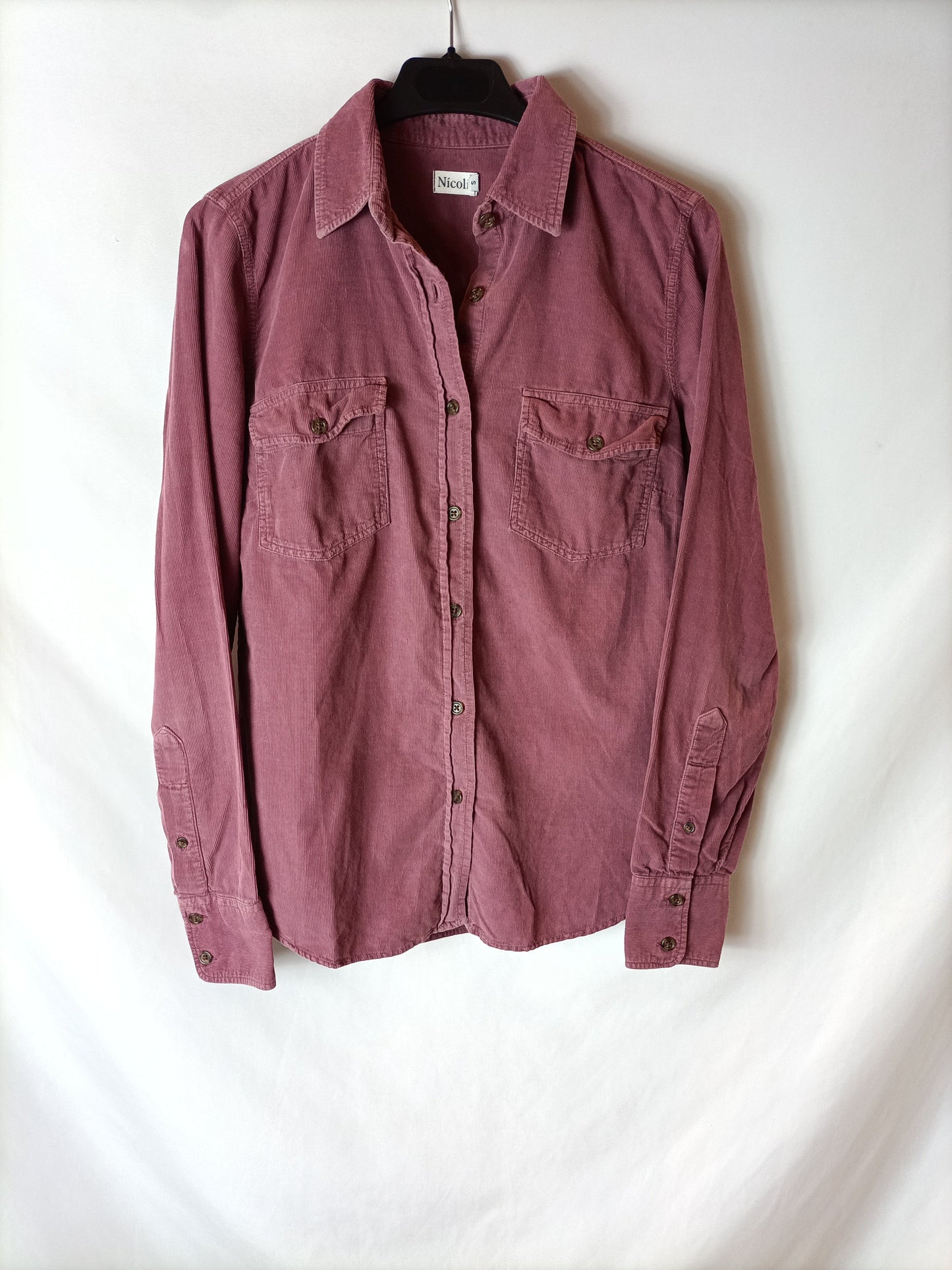 NICOLI.camisa pana rosa T.s